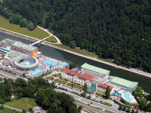 Thermana Laško - panoramski pogled na hotele